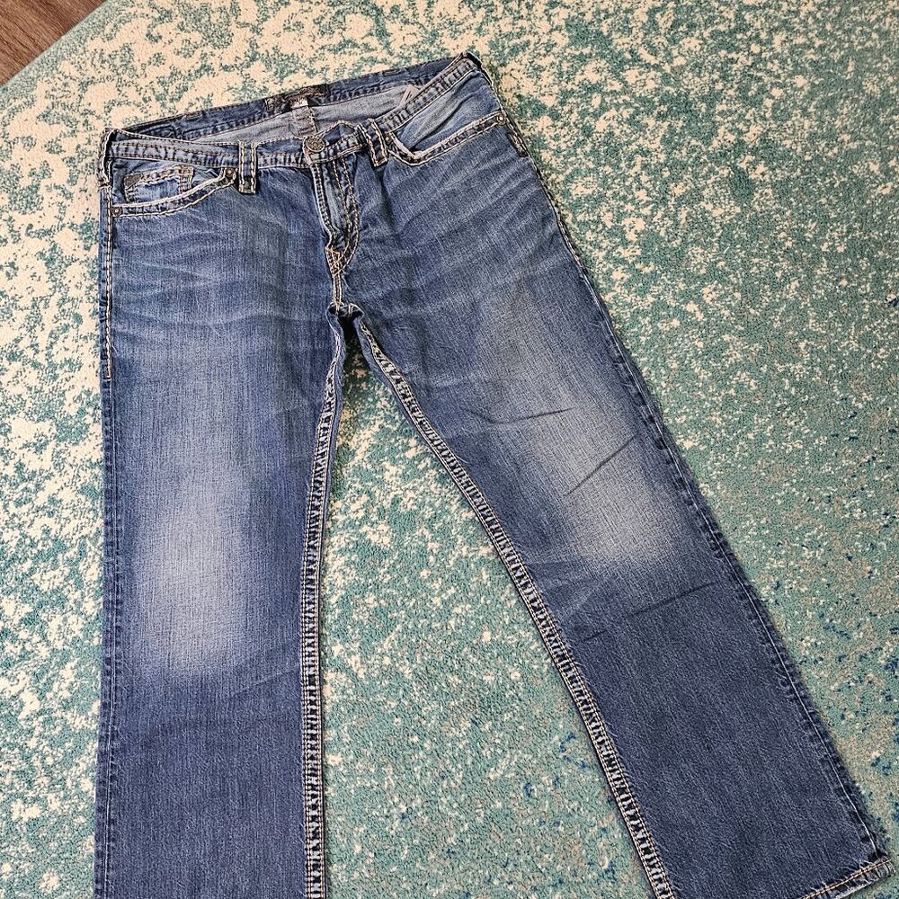 Silver Jeans Nash Heritage Relaxed Fit Men's Jeans 36Wx34L